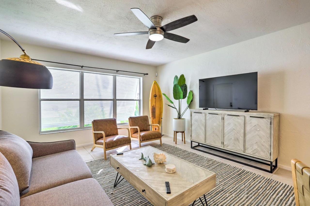 Cute And Cozy Florida Duplex Walk To Beaches! Cocoa Beach Exteriör bild