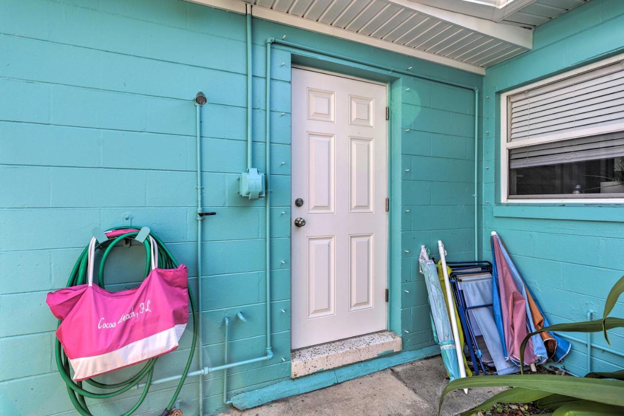Cute And Cozy Florida Duplex Walk To Beaches! Cocoa Beach Exteriör bild